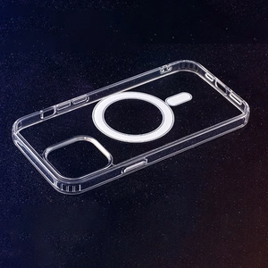 Iskunkestävä 1,5 mm Mag suojakuori iPhone 17 Pro 6,3" / iPhone 18 Pro 6,3" läpinäkyvä, suurella aukolla