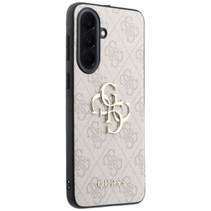 Guess kotelo Samsung Galaxy A37 (4G PU Big Logo) vaaleanpunainen