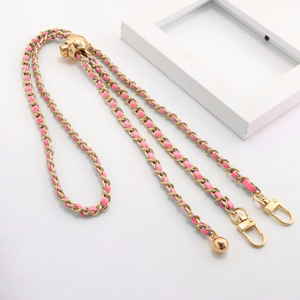 Phone lanyard G-14 pink-gold