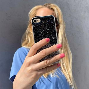 Wozinsky Star Glitter Shining Cover for Xiaomi Redmi K40 Pro+ / K40 Pro / K40 / Poco F3 black