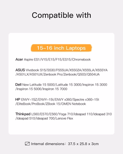 Inateck LB01005-15 -suojatasku 15" kannettavalle, musta