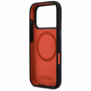 BMW M Silicon Tricolor Line MagSafe Suojakuori iPhone 17 Pro - musta