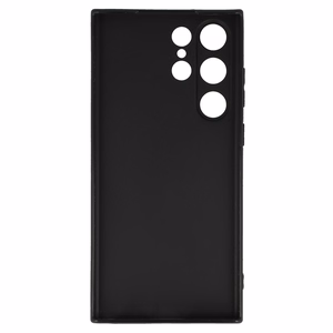 Back Case MATT Samsung Galaxy S23 Ultralle musta