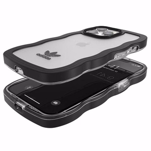 Adidas OR Wavy Suojakuori iPhone 13 Pro /13 6.1 musta-läpinäkyvä/musta-läpinäkyvä 51900