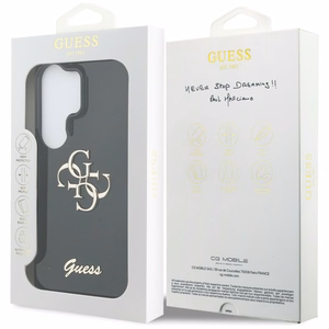 Guess IML Big Metal 4G Script case for Samsung Galaxy S26 Ultra - black