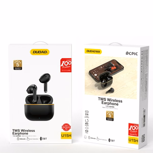 Dudao U15H TWS Bluetooth 5.1 langattomat kuulokkeet musta