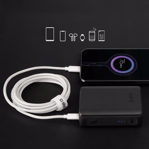SBS TECABLETISSUETCCG USB-C - USB-C 1,5m 60W punottu kaapeli - harmaa