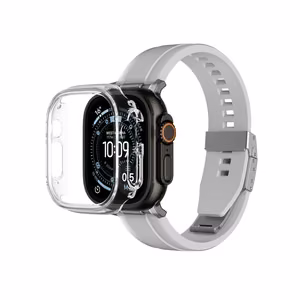 AmazingThing Minimal suojaava kuori Apple Watch Ultra 3 49mm:lle - läpinäkyvä