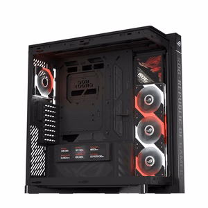 ASUS ROG CRONOX GR801 CURVE TG ARGB musta keskikokoinen tornikotelo