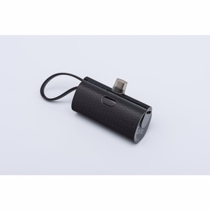 Ulkoinen akku Forcell F-Energy Power Plug F5K3 PD 20W 5000 mAh sisäänrakennetulla USB C -liittimellä musta