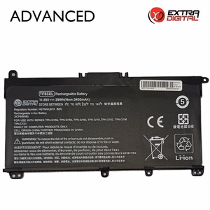 Kannettavan tietokoneen akku HP TF03XL, 3400 mAh, Extra Digital Advanced