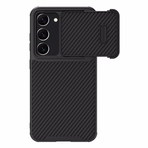 Nillkin Synthetic Fiber S suojakuori Samsung Galaxy S23+:lle kameransuojalla musta