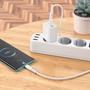 Charger Borofone BN9 35W 2xUSB-C + USB-C to USB-C cable 1.0m white