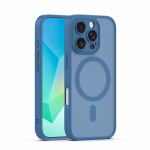 Mag Matt Suojakuori iPhone 16 Pro Max 6,9" tummansininen kameransuoja