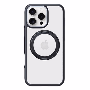 Torras Ostand R Fusion kotelo iPhone 16 Pro Max (musta)