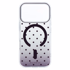 Liavec Bubble -suojakuori iPhone 18 Pro / 17 Pro -puhelimelle, viininpunainen