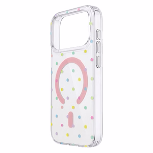 Bubble Dots Mag suojakuori iPhone 17 Pro 6,3" / 18 Pro 6,3" valkoinen