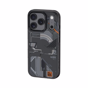 Benks Dynamic Magnetic Mecha -suojakuori (D070) Iphone 17 Pro Maxille, musta (kameran ohjauspainike)