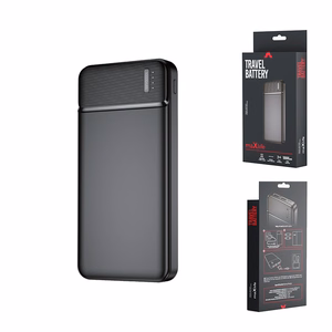 Maxlife varavirtalähde MXPB-01 10000 mAh musta