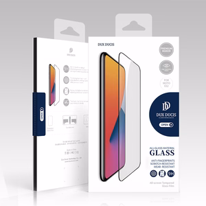 Dux Ducis 10D karkaistu lasi 9H koko näytön karkaistu lasi kehyksellä Motorola Moto E32 musta (koteloystävällinen)