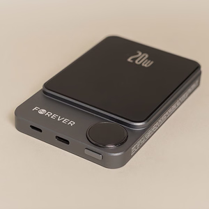 Forever wireless power bank MATB-200 20W PD 5000 mAh magnetic black