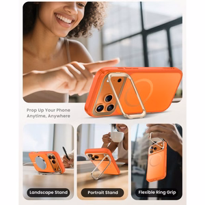 Supcase IBLSN Ares Flip MagSafe Suojakuori iPhone 17 Pro Max:lle - Oranssi