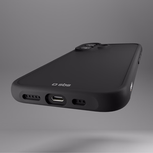 SBS Full Active D3O Suojakuori iPhone 16:lle - musta