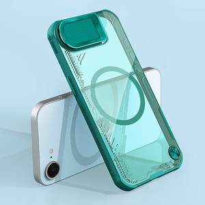 Nillkin Iceblade Prop Magnetic Case with Camera Cover and Stand for iPhone 16e / 17e - Green