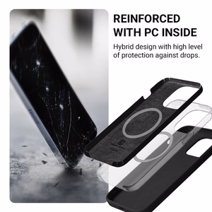 Crong Color Cover Magnetic suojakuori iPhone 14 Pro Max -laitteelle, MagSafe-yhteensopiva, violetti