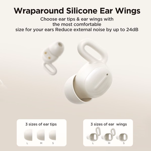 Joyroom JR-TS1 Cozydots Series langattomat TWS kuulokkeet nukkumiseen ANC Bluetooth 5.3 - valkoinen