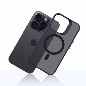 3mk Smoke MagCase suojakuori MagSafe-tuella iPhone 16 Pro