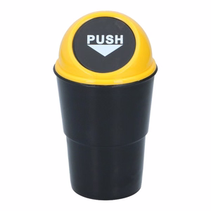 Dunlop auton roskakori, 400 ml, 10x17 cm, keltainen ja musta