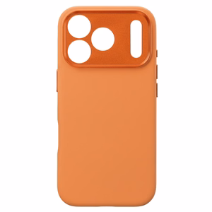 Liavec Silk Shield suojakuori metallisella kamerakehyksellä Iphone 17 Pro -puhelimelle oranssi