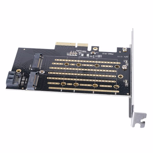 Orico PDM2 PCIe-laajennuskortti 3.0 ×4 M.2 NVMe- ja SATA-asemille – musta