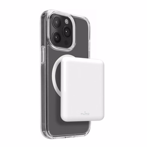 Puro Power Mag 5000mAh tehopankki MagSafe USB-C:llä - Valkoinen