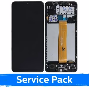 LCD-näyttö yhteensopiva Samsung M127 M12, musta kehyksellä (Service Pack)
