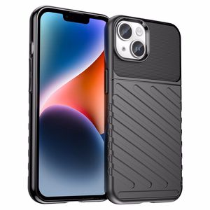 Thunder Case iPhone 14 panssaroitu kotelo musta