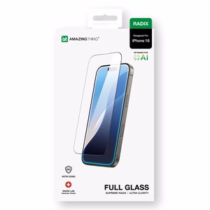 AmazingThing Radix Full Glass Karkaistu lasi iPhone 16:lle