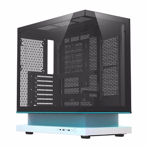 DarkFlash F1 ATX -tietokonekotelo ja 6 tuuletinta, valkoinen