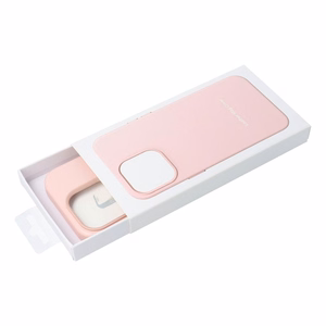 Nahkainen Mag Cover -suojakuori Samsung S25 PLUS:lle yhteensopiva MagSafen kanssa vaaleanpunainen