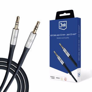 3mk AUX minijack 3,5 mm kaapeli / AUX minijack 3,5 mm