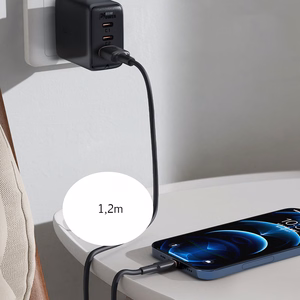 Acefast kaapeli MFI USB - Lightning 1.2m, 2.4A musta (C2-02 black)