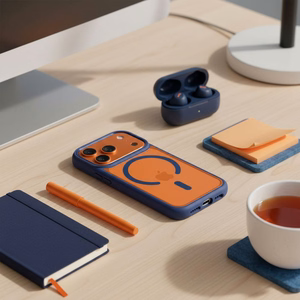 ROAR suojakuori MAG BUMPER, yhteensopiva MagSafen kanssa, IPHONE 15 Pro, tummansininen