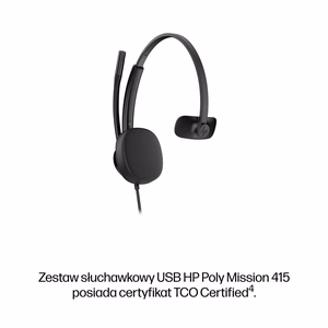 HP Poly Mission 415 USB langallinen kuulokemikrofoni