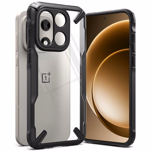 Ringke Fusion X Suojakuori OnePlus 15:lle - Läpinäkyvä Musta