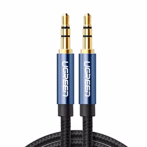 Ugreen AUX-audiokaapeli suora minijack 3,5mm 1m sininen (AV112)