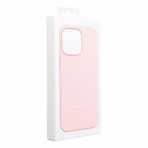 Nahkainen Mag Cover -suojakuori Samsung S25 PLUS:lle yhteensopiva MagSafen kanssa vaaleanpunainen