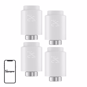 SONOFF ZigBee TRVZB termostaattipää, 4 kpl