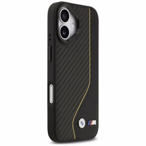 BMW M Carbon Line & Logo MagSafe Suojakuori iPhone 17:lle keltainen