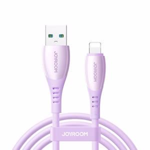 Joyroom S-A59 Vibrant Series 3A USB-A - Lightning Kaapeli 1,2m - violetti